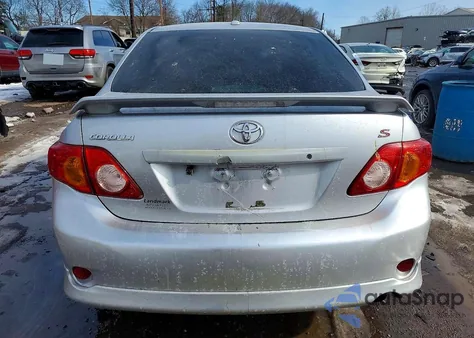 2009 Toyota Corolla S из США, поврежденный, VIN 2T1BU40E19C162335